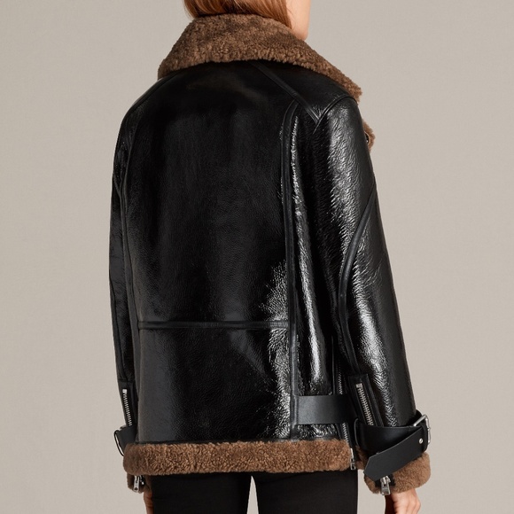 All Saints Leather Jacket - Picture 6 of 12